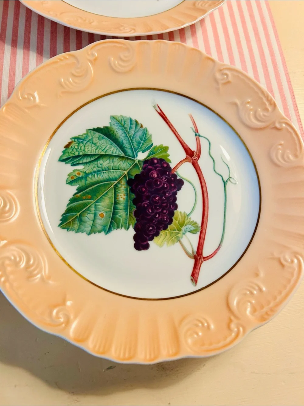 Vintage Set of 6 Mottahedeh 
